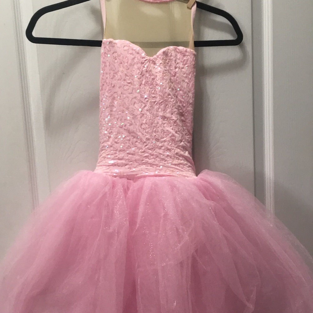 Pink Sequin Ballet Costume